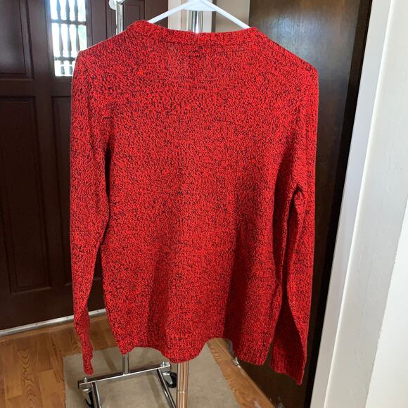 Karen Scott Christmas Holiday Sweater Reindeer Santa Size M - Picture 8 of 11